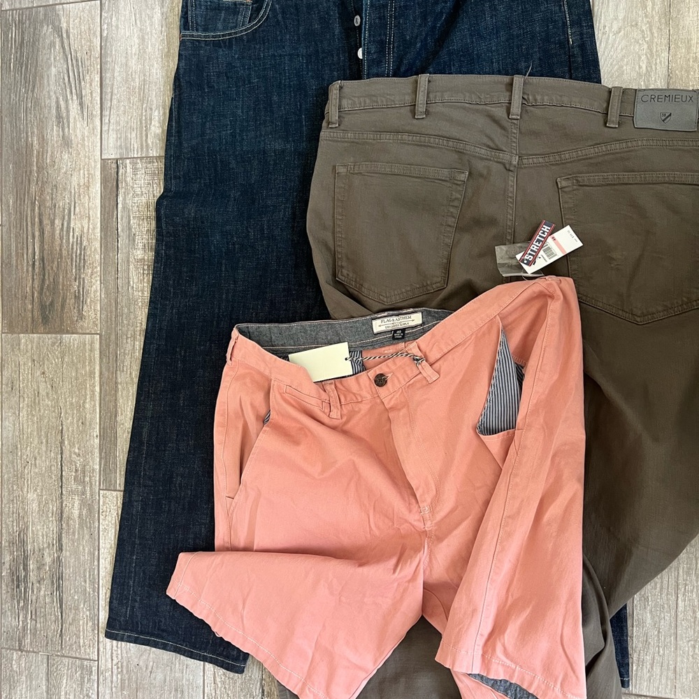 3 Men’s Pants/Shorts Waist 40 - Picture 12 of 13